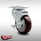 Service Caster 4 Inch SS Maroon Polyurethane Swivel Top Plate Caster with Brake SCC-SS20S414-PPUB-MRN-TLB - alternate 1